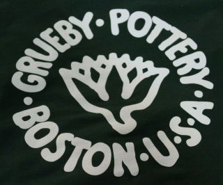 Grueby Pottery Boston USA Next Level 100 Cotton T ' Shirt Tee Shirt Size Medium 2