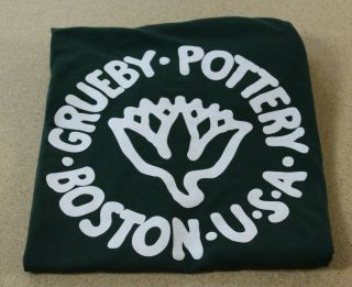 Grueby Pottery Boston USA Next Level 100 Cotton T ' Shirt Tee Shirt Size Medium 3