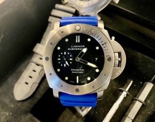 Panerai Luminor Pam 305 Submersible 47mm Watch “n” Series - C.  2012 - Boxes/papers -
