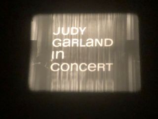 16MM CBS - TV SHOW: JUDY GARLAND IN CONCERT - ONE WOMAN SHOW,  2/9/64 2
