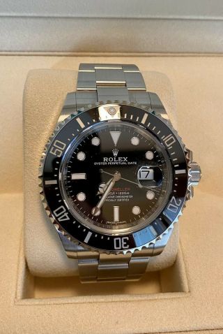 Rolex Oyster Perpetual 43mm Sea - Dweller Steel/ceramic Box & Papers 126600