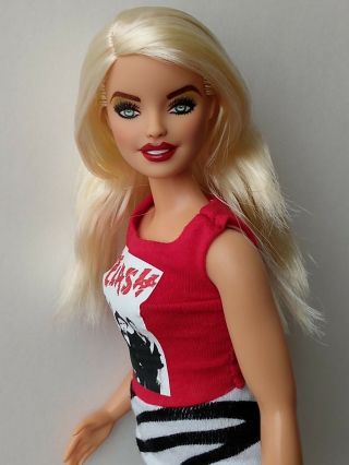 Ooak Barbie Doll Custom Fashionista Repaint,  Blonde Millie Face,  Curvy