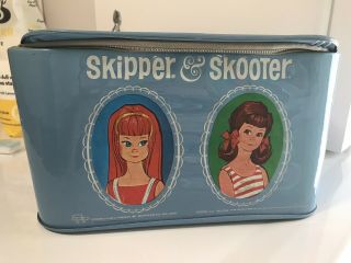Small Skipper Scooter Barbie Zipper Case 1965 Tlc