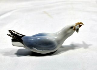 Vintage Bing & Grondahl B&g Seagull Porcelain Figurine 1808 Denmark