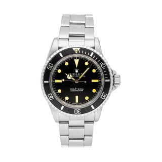 Rolex Submariner Vintage No Date Auto Steel Mens Oyster Bracelet Watch 5513