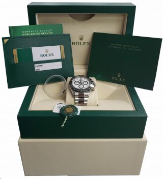 2019 UNWORN Rolex Daytona Cosmograph PANDA 116500 LN Ceramic White 40mm Watch 2