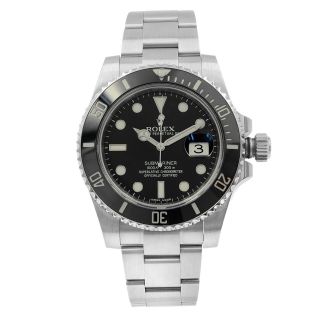 Rolex Submariner Ceramic Bezel Steel Black Dial Automatic Mens Watch 116610ln