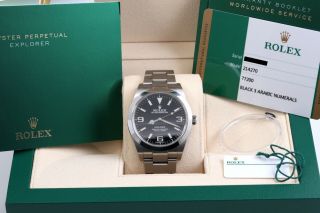 Rolex Explorer I - 214270 - Box/papers/card - 39mm - Oyster - August 2019