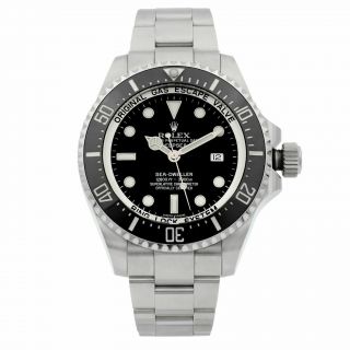 Rolex Sea - Dweller Deepsea Steel Ceramic Black Dial Automatic Mens Watch 116660