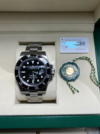 Rolex Submariner Date (black) 116610ln (2020) W/ Papers -