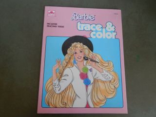 Barbie Trace & Color Book By Golden 2115 - 5