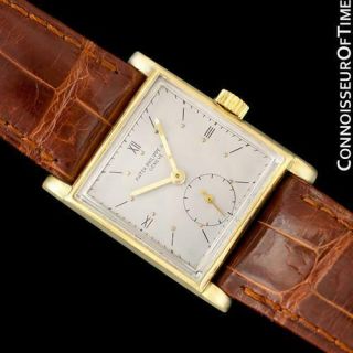 1943 Patek Philippe Vintage Mens 18k Gold Watch - & Papers