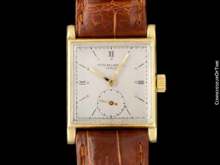 1943 PATEK PHILIPPE Vintage Mens 18K Gold Watch - & Papers 3
