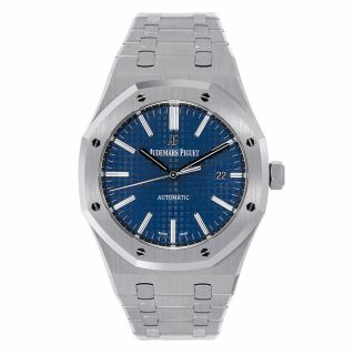 Audemars Piguet Royal Oak Steel Blue Dial 41mm Watch 15400st.  Oo.  1220st.  03