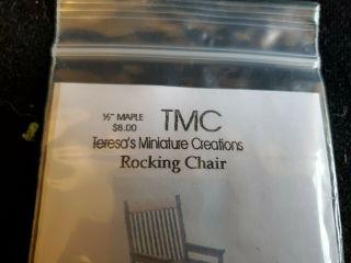Miniature rocking chair Kit.  Size 1/2 