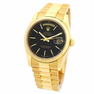 Rolex Style 36mm 18k Yellow Gold Day Date President 118238 Box