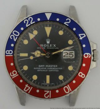 1675 Rolex Gmt Master Pepsi Vintage Mens Wrist Watch