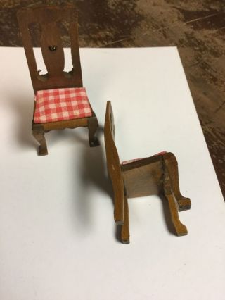 Dollhouse miniature Handmade Chairs 3