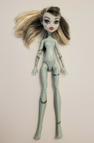 Monster High Frankie Stein Doll Nude No Clothing Great For Customs Articulated