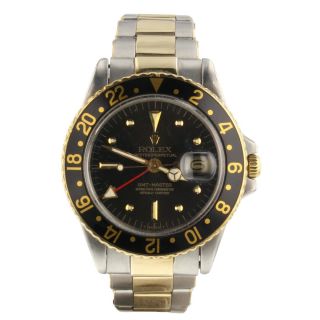 Rolex Gmt Master Two Tone Steel And 18k Gold 40 Mm Automatic Watch 1675