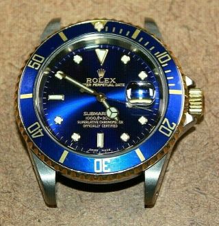 Rolex Submariner Perpetual Date Ss/18k Gold Men 