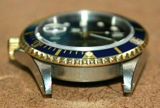 Rolex Submariner Perpetual Date SS/18k Gold Men ' s Blue Dial Watch 16613 [070WEI] 3