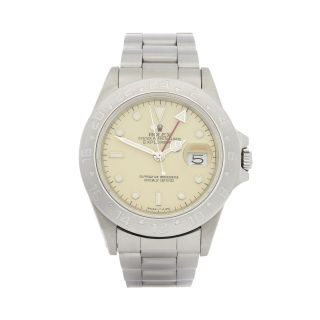 Rolex Explorer Ii Cream Dial Stainless Steel Watch 16550 W6588