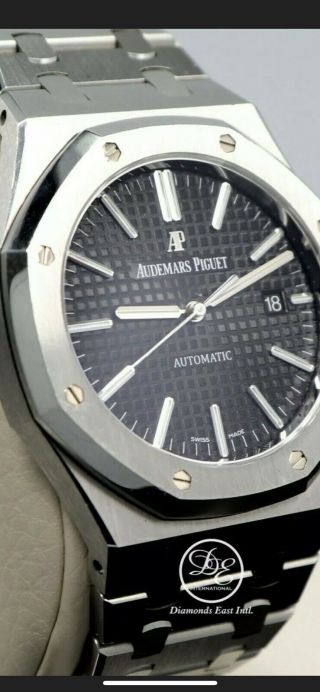 Audemars Piguet Royal Oak 41mm Black Dial Watch 15400st.  Oo.  1220st.  01