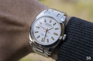 Rolex Milgauss White Dial Men Watch - 116400