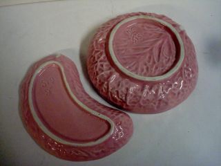 Set of 2 JF OLFAIRE Made in Portugal Pink Cabbage Serving Bowls 3