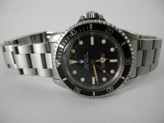 Rolex Submariner 5513 Vintage 1972 Maxi Dial All With Gold Hands