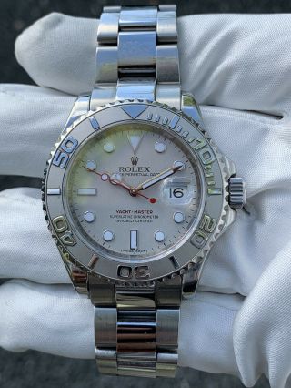 Rolex Yachtmaster 16622 Platinum & Steel 40mm FULL SET Date Automatic 3