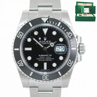 2019 Stickers Rolex Submariner 116610 Steel Black Ceramic Watch Papers