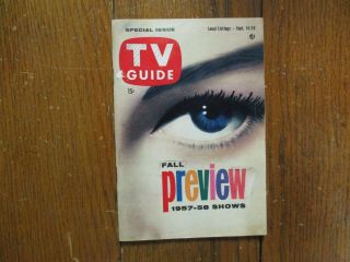 Sept - 1957 Fall Preview Tv Guide (wagon Train/maverick/have Gun Will Travel/zorro