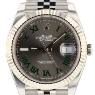 2020 Rolex Datejust 41mm Steel Gold Bezel Wimbledon Jubilee Watch 126334 Sticker 2