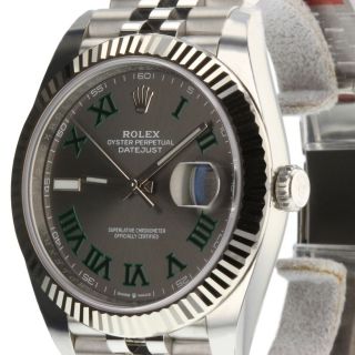 2020 Rolex Datejust 41mm Steel Gold Bezel Wimbledon Jubilee Watch 126334 Sticker 3