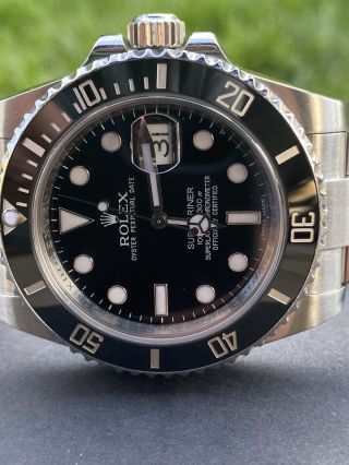 Rolex Submariner 116610ln Black Dial Stainless Steel Automatic Men 