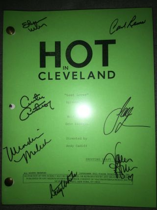 Hot In Cleveland Script Ep.  312 " Lost Lovers " Signed By Cast