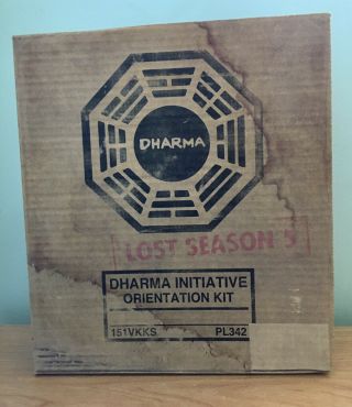 Lost Season 5 Dharma Initiative Orientation Kit Dvd Vhs Binder