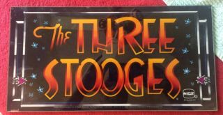 The Three Stooges - Las Vegas Slot Machine Glass Art -