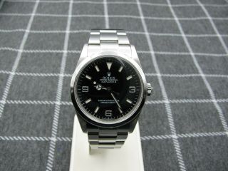 Rare Rolex Explorer I Stainless Steel Watch 114270 W/ Box & Paper Discontinued