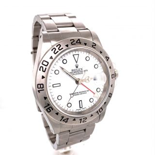 Rolex Explorer II 16570 White Dial Stainless Steel Watch 2