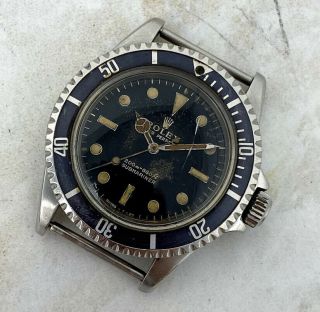 Vintage Rolex Submariner Gilt Dive Wristwatch Ref.  5513 Cal.  1530 c.  1966 NR 2