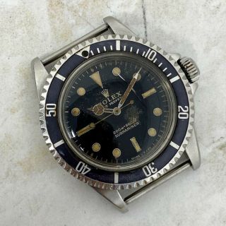 Vintage Rolex Submariner Gilt Dive Wristwatch Ref.  5513 Cal.  1530 c.  1966 NR 3