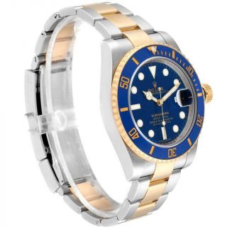Rolex Submariner Steel 18K Yellow Gold Blue Dial Watch 116613 3