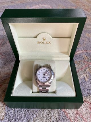 Rolex Explorer Ii 16570 Polar Z Serial With Box,  Accessories,  Papers