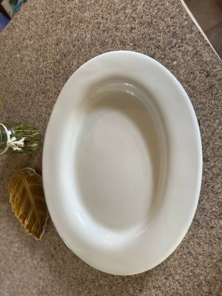 Pottery Barn Sausalito Serving Platter Large Oval Plate Off White Or Ivory