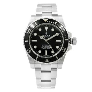 Rolex Submariner Steel Ceramic Black Dial Automatic Mens Watch 114060