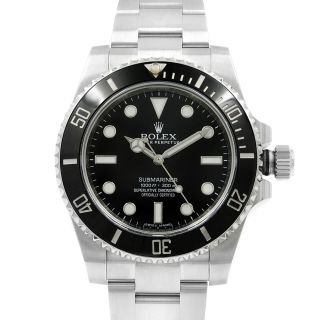 Rolex Submariner Steel Ceramic Black Dial Automatic Mens Watch 114060 2