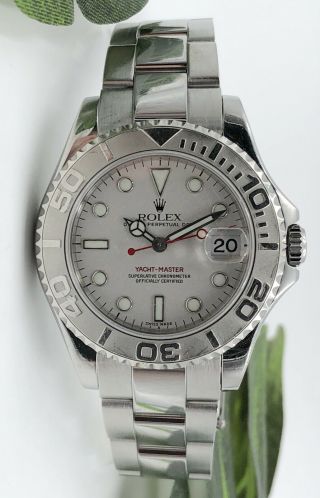 Rolex Yacht - Master Midsize 35mm 168622 Stainless Steel Platinum Watch